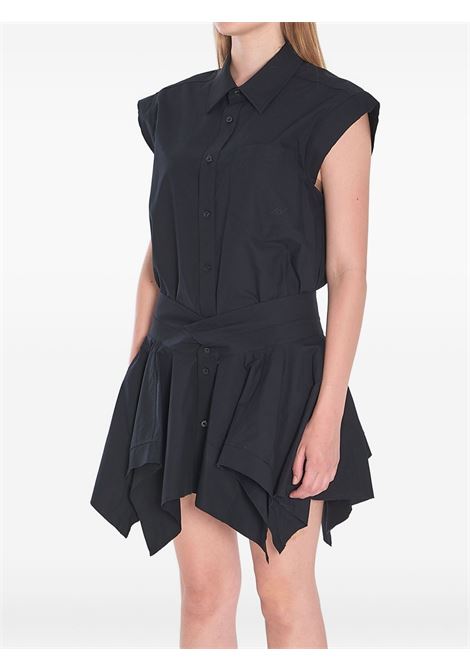 Abito con orlo asimmetrico in nero Alexander wang - donna ALEXANDER WANG | 4WC3256786001